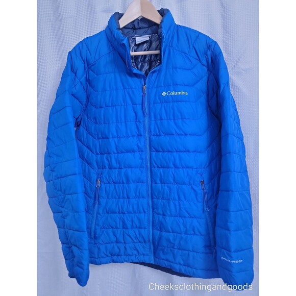 Columbia Omni-Heat Insulated Blue Jacket Mens size SMALL - Picture 1 of 7